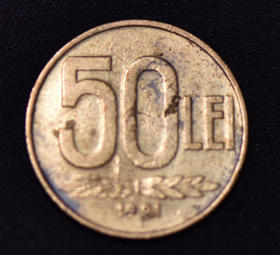 50 lei Romania 1991 foto