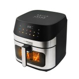 Friteuză cu aer cald Esperanza EKA005, 1600 W, 8 L, negru/argintiu