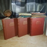 MANUALUL ARHITECTULUI PROIECTANT ( 3 VOL. ) * COORD. CHITULESCU TRAIAN , 1954 / 1959 *
