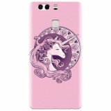 Husa silicon pentru Huawei P9 Plus, Purple Unicorn