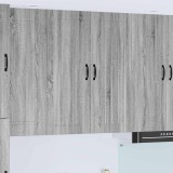 vidaXL Dulap suspendat de bucătărie Gri Sonoma 80 x 31 x 100 cm 885151