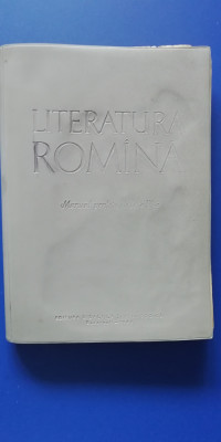 myh 34s - Manual literatura romana - clasa 9 - ed 1963 - Piesa de colectie! foto