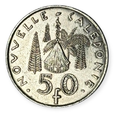 NOUA CALEDONIE 50 FRANCI CFP 2012 , KM 13a , XF foto