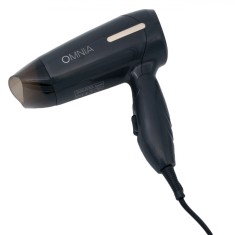 Uscător de Păr Omnia RCY-8617A, 1000W, Maner Pliabil, Negru