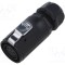 Conector circular mufă mamă 7 pini 12A 500V IP67 drept LUTRONIC