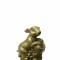 Statueta Feng Shui Iepure cu monede si pepite, 9cm, model FS303