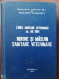 Norme si masuri sanitare veterinare