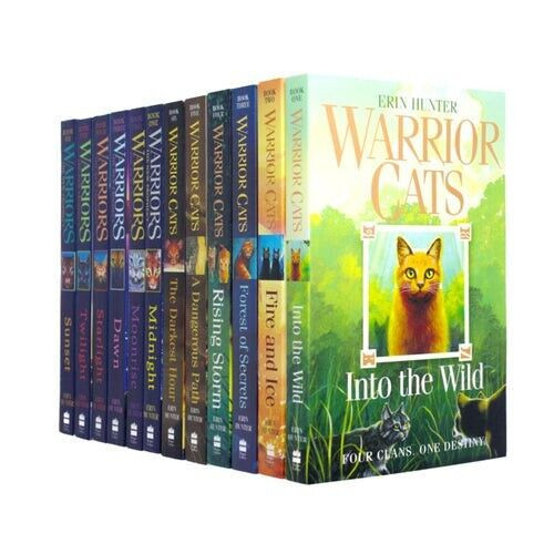 Warrior Cats Series 1 And 2 - The Prophecies Begin And The New Prophecy By Erin Hunter 12 Books Set,Erin Hunter - Editura Harper Collins