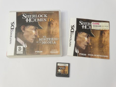 Joc consola Nintendo DS 3DS 2DS - Sherlock Holmes DS - complet foto