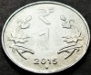 Moneda 1 RUPIE (RUPEE) - INDIA, anul 2015 * cod 3260 B, Asia