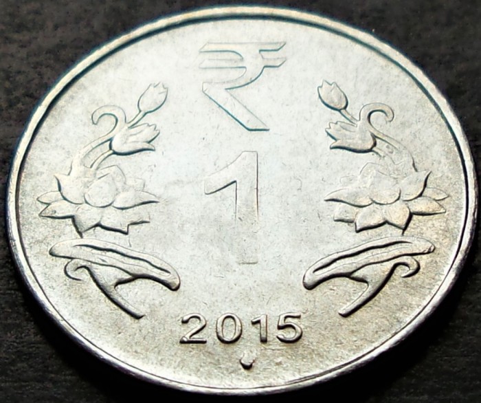 Moneda 1 RUPIE (RUPEE) - INDIA, anul 2015 * cod 3260 B