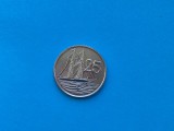 25 Cents 1982 Cayman Islands-Rarut, America Centrala si de Sud