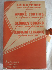 LE COFFRET DES AMOUREUSES. ANDRE CORTHIS. GEORGES OUDARD. GERMAINE LEFRANCQ foto