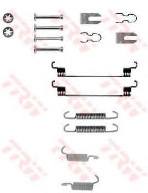 Set accesorii, sabot de frana FIAT PUNTO Cabriolet (176C) (1994 - 2000) TRW SFK317 foto