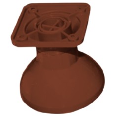 Picior mobila cupa, maro, 70 mm, 4 buc / set