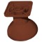 Picior mobila cupa, maro, 70 mm, 4 buc / set