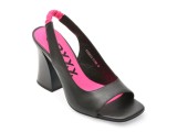 Sandale GRYXX negre, 3166, din piele naturala