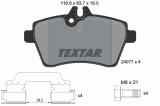 TEXTAR 2407702 Q+ set placute frana,frana disc