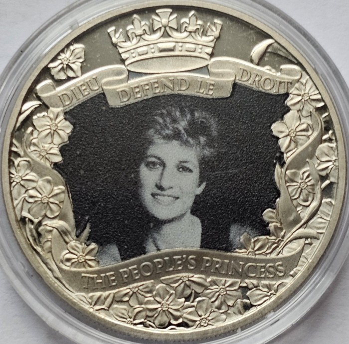 Half crown 2021 Gibraltar, Diana - The People&#039;s Princess , Bunc, Capsula., km#1843