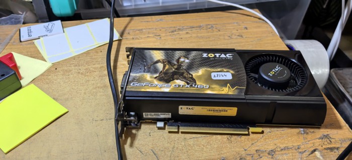 Placa video EVGA GeForce GTX 460 SuperClocked 1GB GDDR5 256-bit #A8364aus