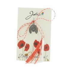 Martisor traditional trifoi in potcoava