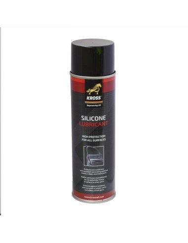 Spray auto, lubrifiant, cu silicon KROSS 500 ml
