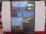 CONSTANTA - 3 VEDERI DIN PORT CU DIGUL DE APARARE SI DANELE CU NAVE LA INCARCARE - DESCARCARE - NECIRCULATE -