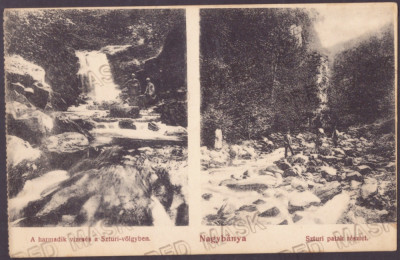 1696 - BAIA MARE, Waterfall, Romania - old postcard - unused foto