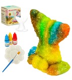 Set creativ Coada de Sirena crestere de Cristale, 3D, figurina ipsos si accesorii incluse, 9,5 x 8 x 4,5 cm