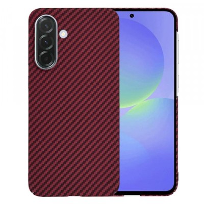 Husa pentru Samsung Galaxy A36 A366, Techsuit, Carbonite FiberShell, Rosie foto