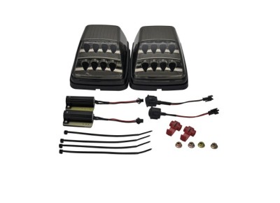 Set lampa semnalizare fata fata MERCEDES Clasa G (W461/W463) 09.1989-09.2018, partea stanga, LED; negru; TUNING, foto