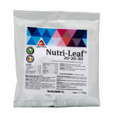 Fertilizant foliar cu continut ridicat de microelemente Nutri Leaf 20-20-20 100 g, Aectra
