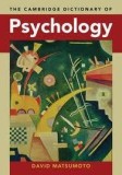 The Cambridge Dictionary of Psychology | David Matsumoto, Cambridge University Press