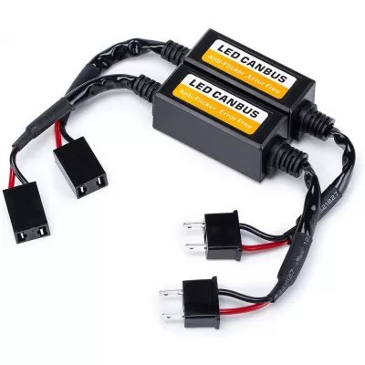 Set 2 Anulatoare H4 CANBUS-Eroare bec ars pentru led-uri foto