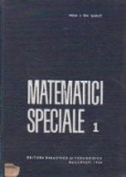 Matematici speciale, Volumul I