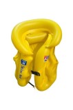Vestă de salvare gonflabilă pentru copii, 45 cm, galbenă