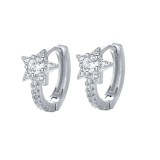 Cumpara ieftin Cercei argint 925, JW953, model stea, placati cu rodiu