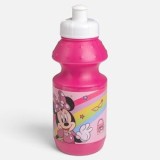 Sticlă pentru apă cu capac flip top, 380 ml, roz, design Minnie Mouse, CMCLASS