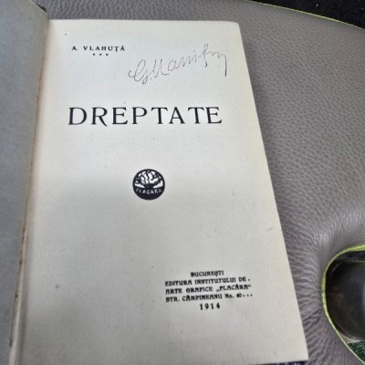 Dreptate - A. Vlahuta foto