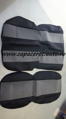 Huse scaune pentru buss 2+1 negru cu gri foto
