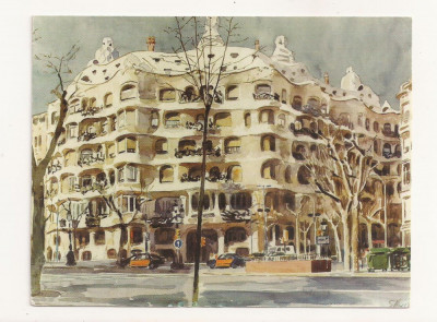 FA47-Carte Postala- SPANIA - Barcelona, La Pedrera, circulata 1993 foto