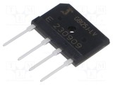 Punte redresoare monofazată DIOTEC SEMICONDUCTOR 600V 25A plată THT