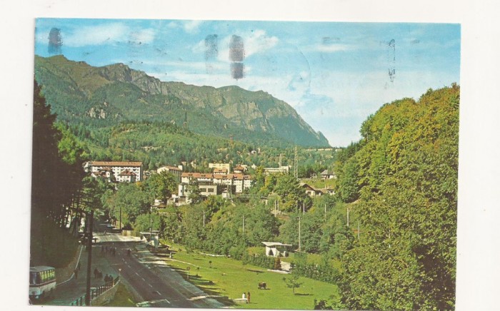 RC14 -Carte Postala- Sinaia, Vedere spre muntii Bucegi, circulata 1985