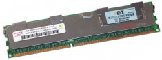 Memorie Server 4 GB (1X4GB) 1333MHZ PC3-10600 CL9 DUAL RANK ECC REGISTERED DDR3 - HP 500203-061 foto
