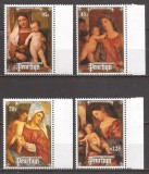 PENRHYN 1988 PICTURA CRACIUN TITIAN ( serie dantelata ) MNH, Nestampilat