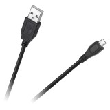 Cablu USB A tata - micro USB tata 0.2m ECO-LINE Cabletech