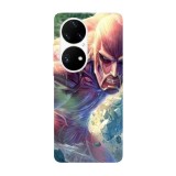 Husa compatibila cu Huawei Nova 8i model Attack on titan Colossal Titan, Silicon, TPU, Viceversa