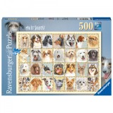 Puzzle Portrete De Caini, 500 Piese, Ravensburger