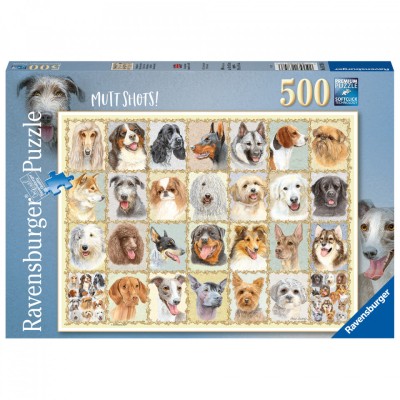 Puzzle Portrete De Caini, 500 Piese foto