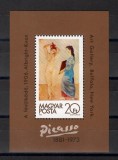 Ungaria 1981 - 100 de ani de la nașterea lui Pablo Picasso, Colita. MNH
